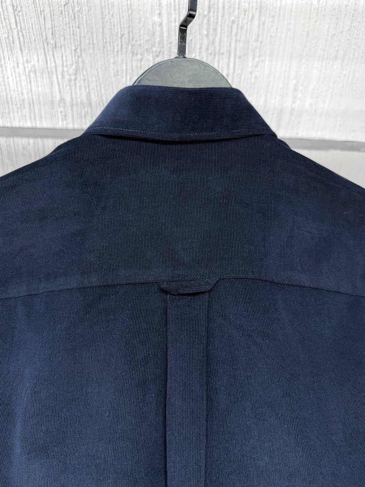 Erkek Lacivert Uzun Kollu Regular Fit Gömlek - Görsel 5