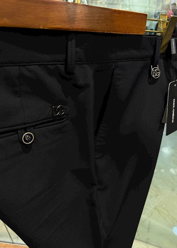 Dolce & Gabbana Siyah Regular Fit Erkek Pantolon - Görsel 2