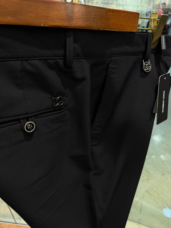Dolce & Gabbana Siyah Regular Fit Erkek Pantolon - Görsel 2