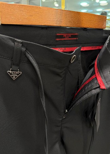 Prada Siyah Sik Pantolon