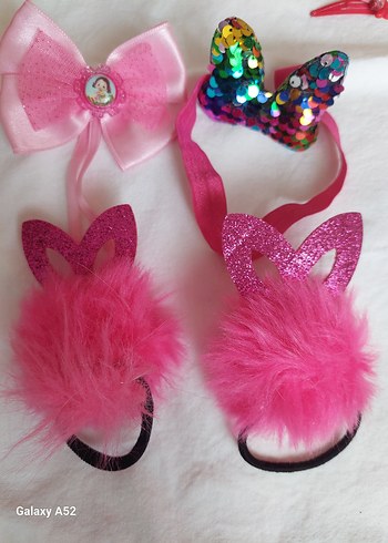 Renkli Desenli Çocuk Saç Tokaları ve Kurdeleler - Görsel 7