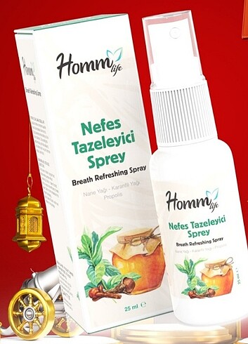 Nefes tazeleyici ağız spreyi