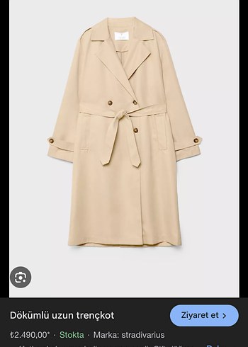 Stradivarius Stradivarius Kadın Trençkot