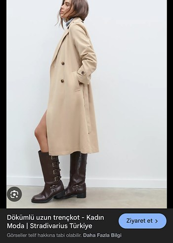 xs Beden ten rengi Renk Stradivarius Kadın Trençkot