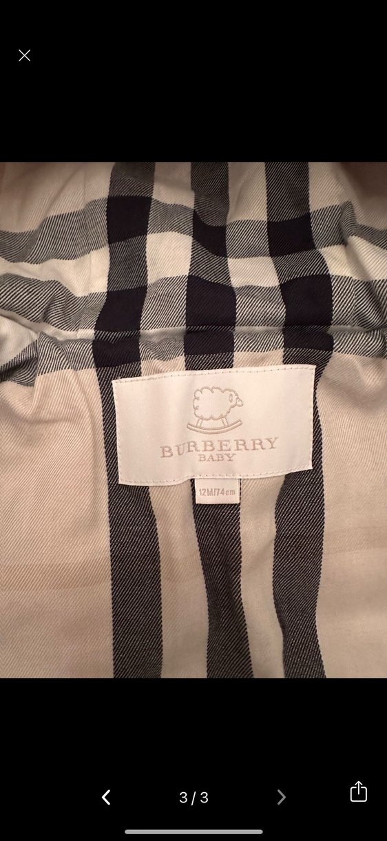 Kapüşonlu Burberry Mont - Görsel 3