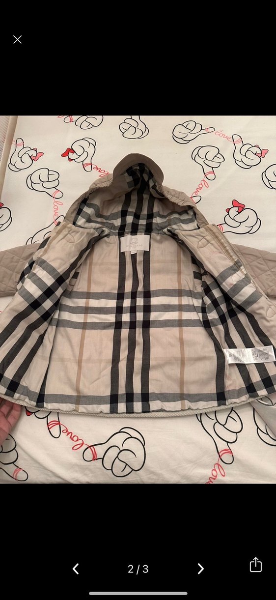 Kapüşonlu Burberry Mont - Görsel 2