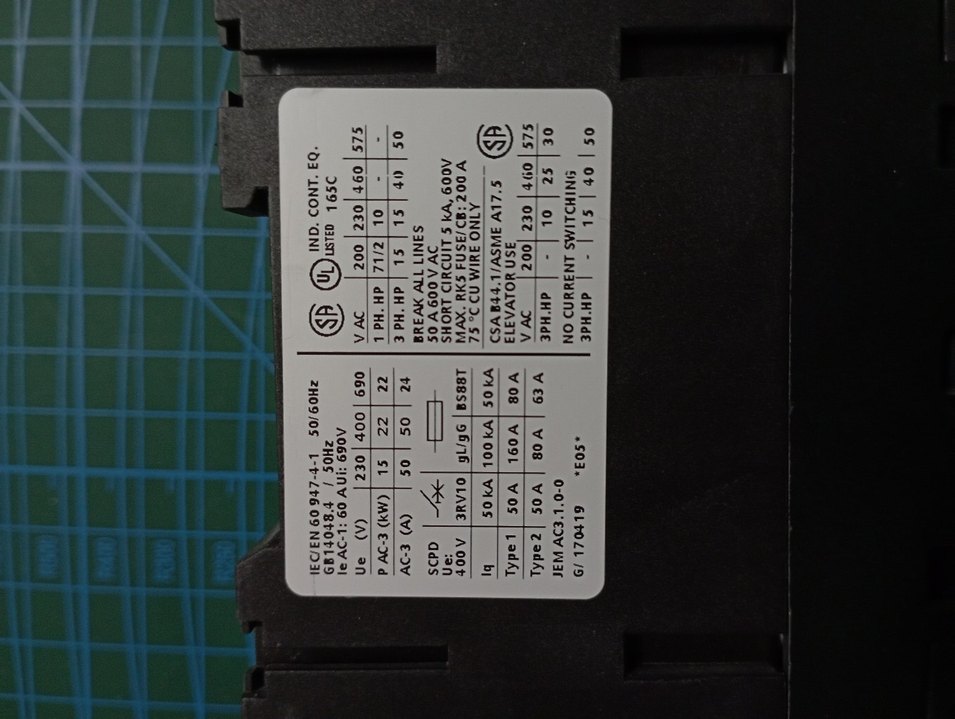 Siemens 24VDC Bobinli 22KW Kontaktör - Görsel 3