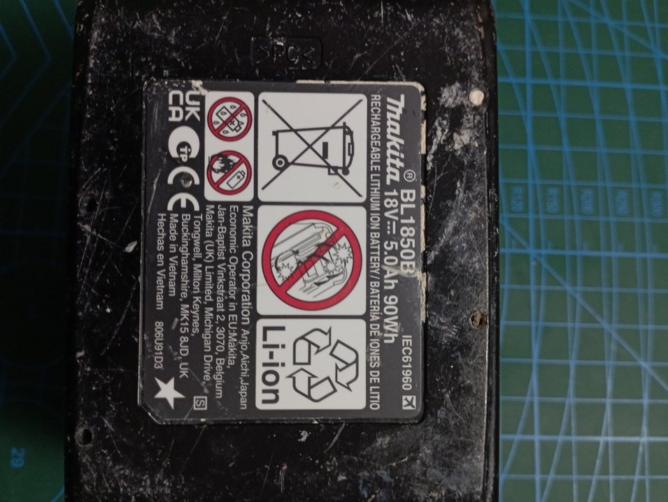 Makita 18V 5.0Ah Lityum İyon Batarya - Görsel 4