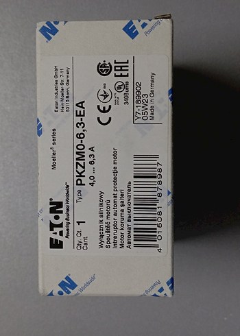 Eaton PKZM0 4-6.3A Motor Koruma Şalteri - Görsel 2