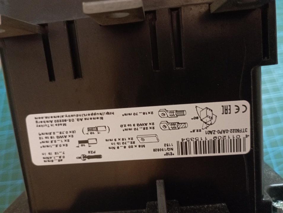 Siemens 3TF50 Beyaz Kontaktör - Görsel 3