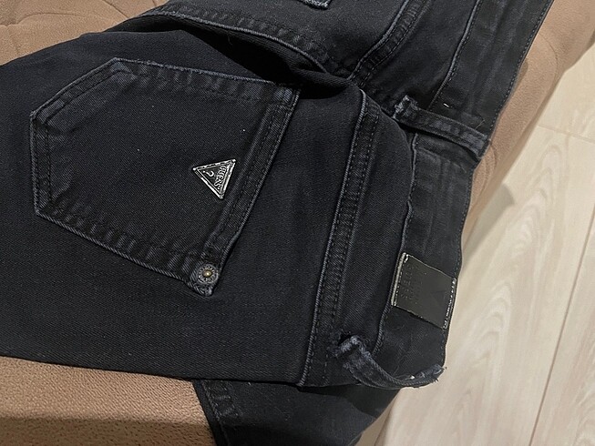 Guess Siyah kot jean pantolon