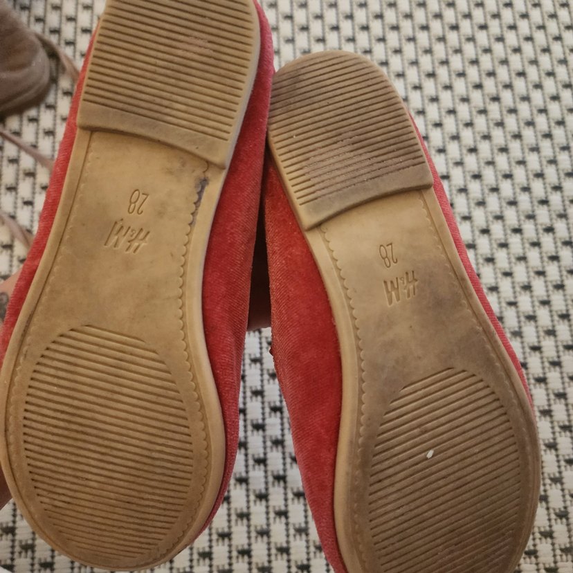 H&MKız Çocuk Kırmızı Fiyonklu Babet - Görsel 2