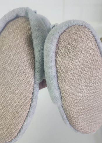 Orjinal ella bonaErkek Çocuk Gri Sıcak panduf patik - Görsel 3