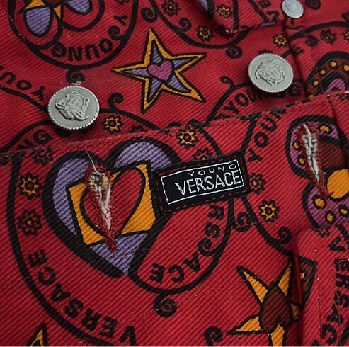 Versace Orjinal Versace Young Crop Ceket