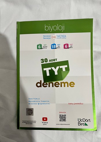345 TYT Biyoloji Deneme
