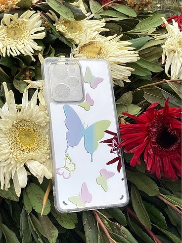 Xiaomi redmi note 12 pro uyumlu kelebek figürlü aynalı kılıf