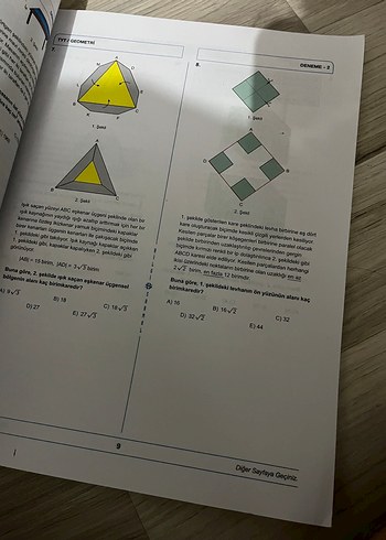Geometri TYT Branş Denemeleri 14x10 2022 YKS