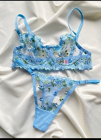 m Beden Boncuk bralet takımı