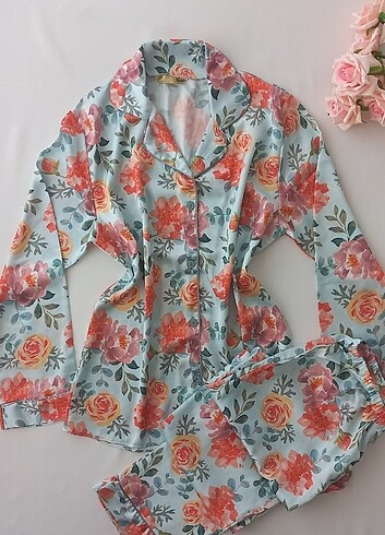 Neşe Saten Pijama Takımı 