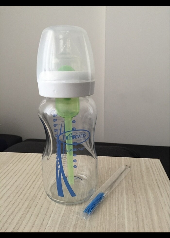 Dr brawns biberon 270 ml cam - Görsel 2