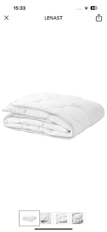 İkea bebek yorganı lenast 110*125 - Görsel 2