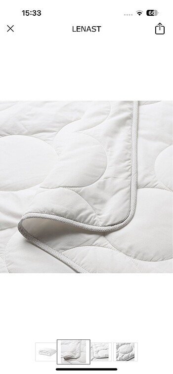 İkea bebek yorganı lenast 110*125 - Görsel 3