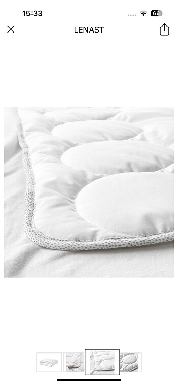 İkea bebek yorganı lenast 110*125 - Görsel 4
