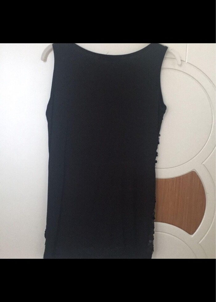 Payetli sıfır kol atlet - Görsel 3