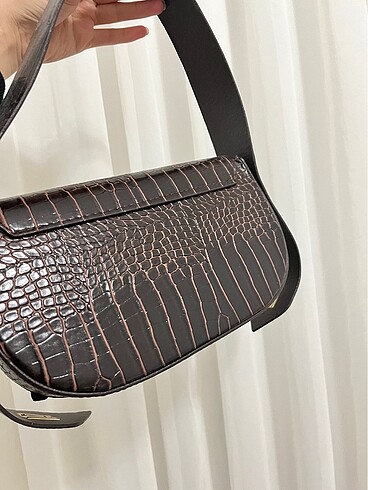 Acı kahve orta boy çanta - Görsel 5