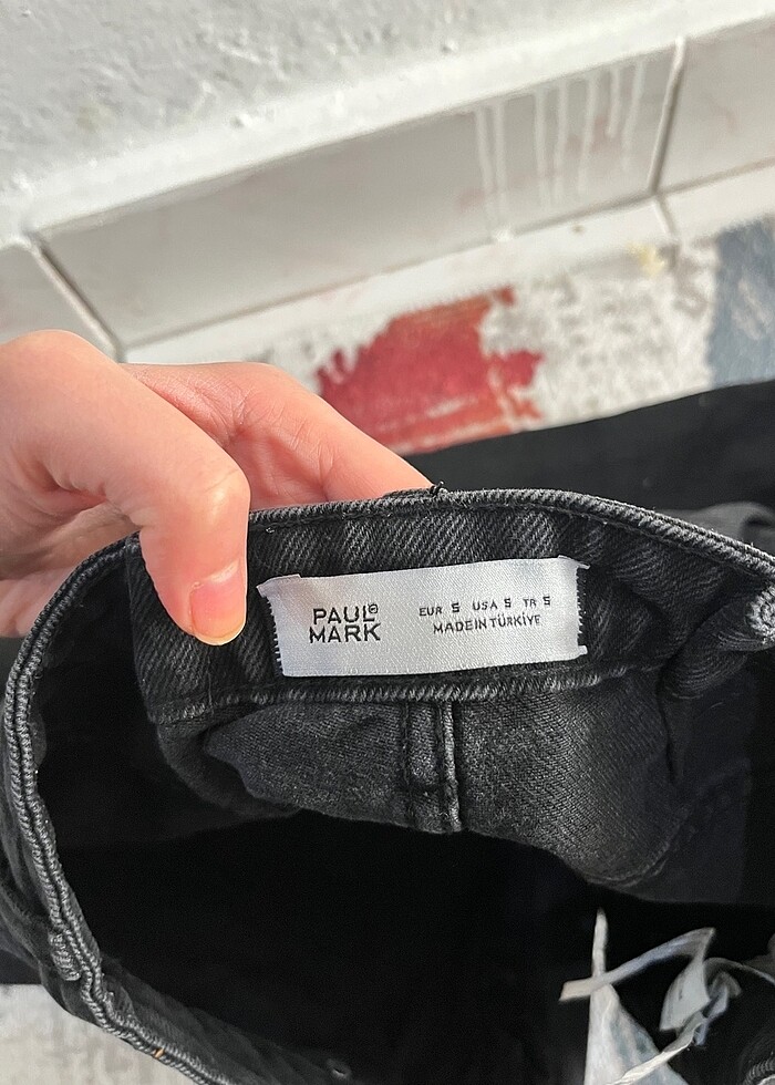 Paulmark yüksek bel mom jean - Görsel 5