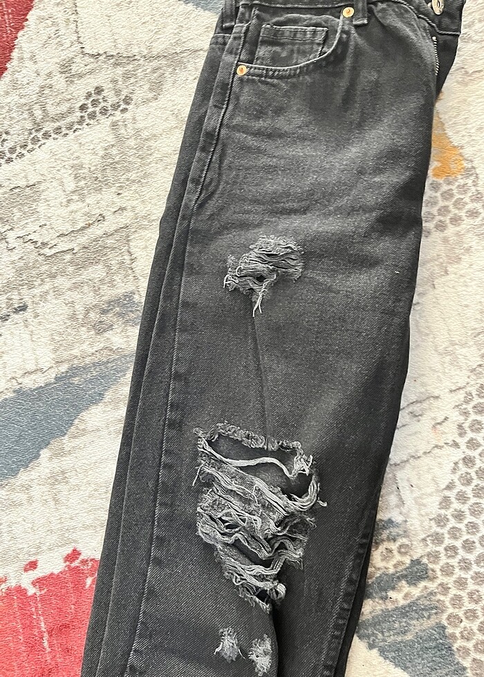 Paulmark yüksek bel mom jean - Görsel 3