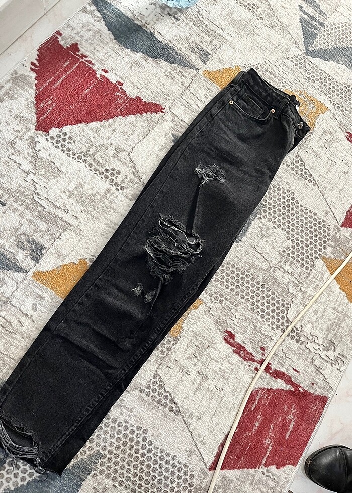 Paulmark yüksek bel mom jean - Görsel 4