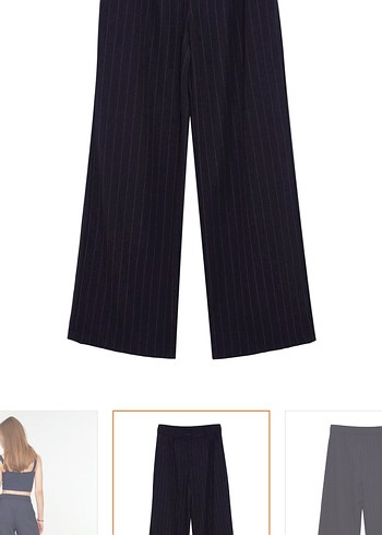 Lacivert milla  Pantolon - Görsel 3