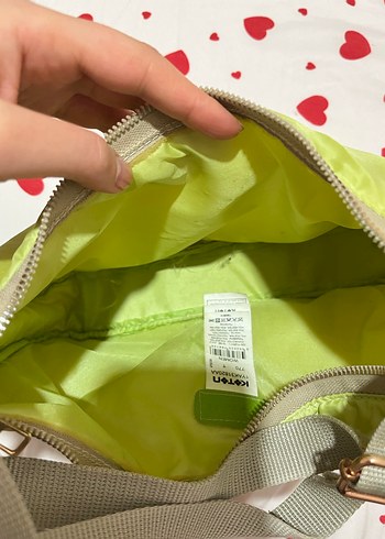 Yeşil Parlak Kadın Çanta - Görsel 4