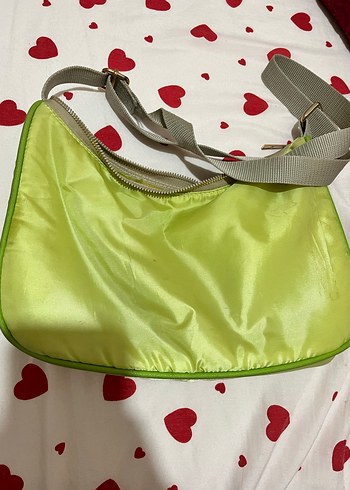 Yeşil Parlak Kadın Çanta - Görsel 5