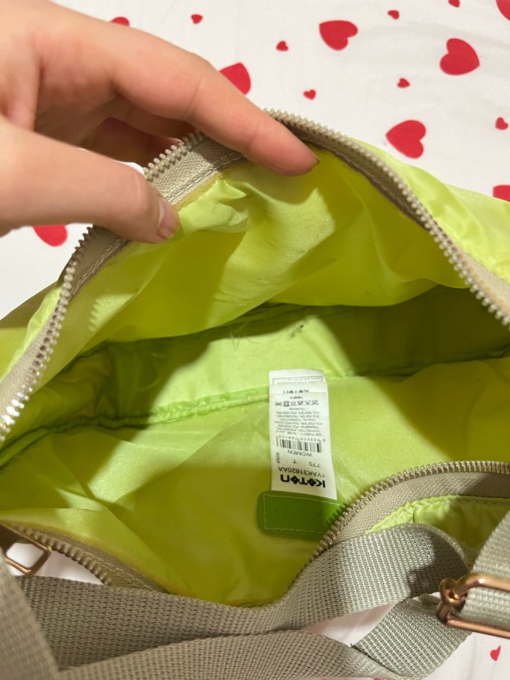 Yeşil Parlak Kadın Çanta - Görsel 4