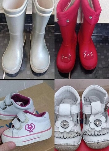 Kız Çocuk Yağmur Botu Çizme İlkadım Spor Ayakkabı Sandalet Babet - Görsel 11
