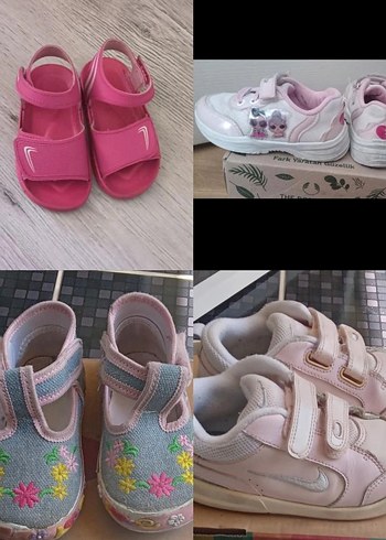 Kız Çocuk Yağmur Botu Çizme İlkadım Spor Ayakkabı Sandalet Babet - Görsel 6