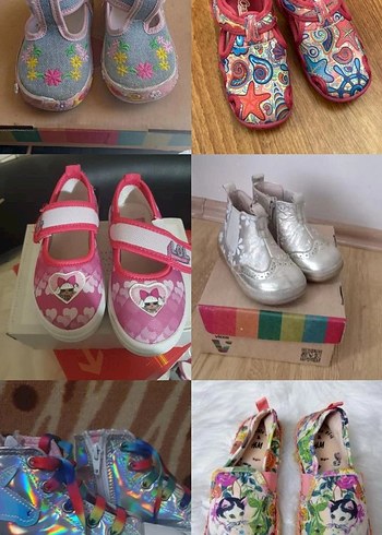 Kız Çocuk Yağmur Botu Çizme İlkadım Spor Ayakkabı Sandalet Babet - Görsel 3