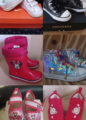 Kız Çocuk Yağmur Botu Çizme İlkadım Spor Ayakkabı Sandalet Babet - Görsel 2