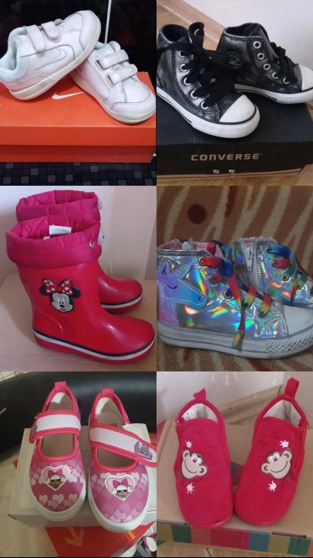 Kız Çocuk Yağmur Botu Çizme İlkadım Spor Ayakkabı Sandalet Babet - Görsel 2