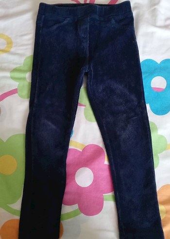 Kız Çocuk Sweatshirt ve Kadife Tayt - Görsel 4