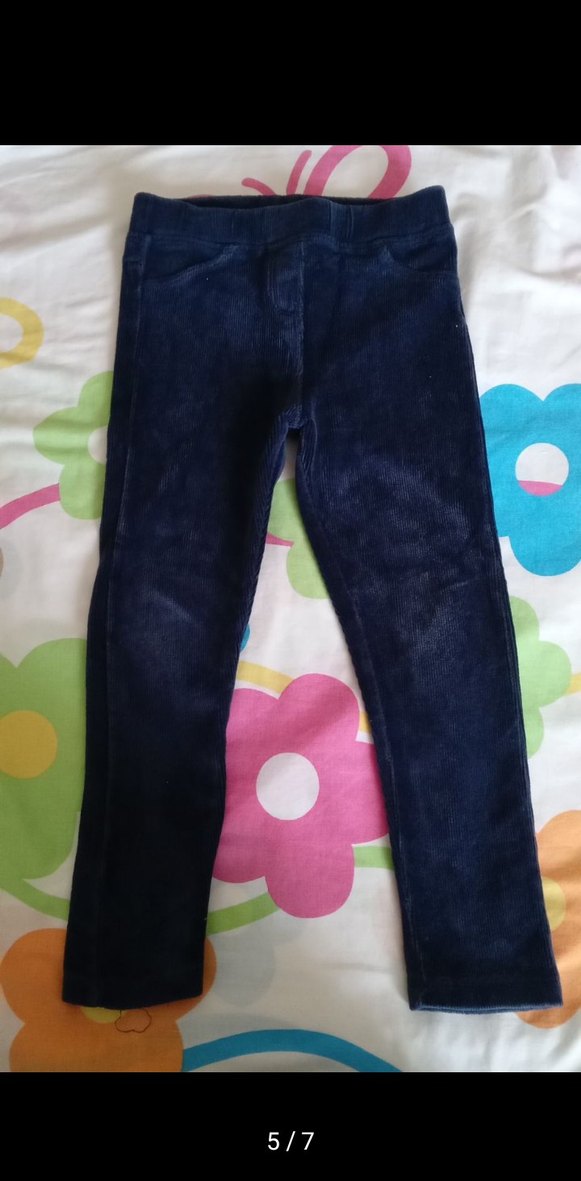 Kız Çocuk Sweatshirt ve Kadife Tayt - Görsel 4