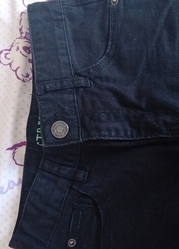 5 Yaş Beden siyah Renk Siyah Kot Pantolon 5-6 Yaş