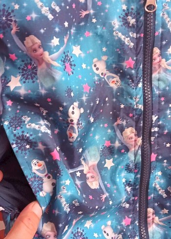 Elsa Frozen Kız Çocuk Yağmurluk 3-4 Yaş - Görsel 3