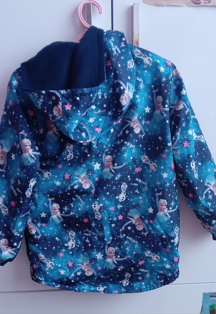Elsa Frozen Kız Çocuk Yağmurluk 3-4 Yaş - Görsel 2