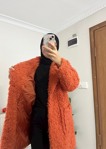Turuncu Peluş Kaban - Görsel 3