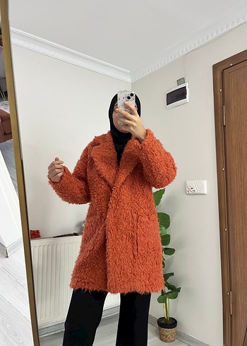 Turuncu Peluş Kaban - Görsel 2