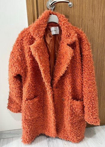 Turuncu Peluş Kaban - Görsel 5