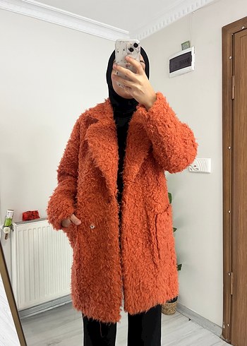 Turuncu Peluş Kaban - Görsel 4